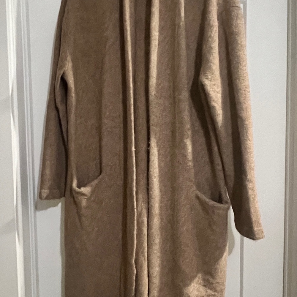 Elegant Tan Women's Cardigan